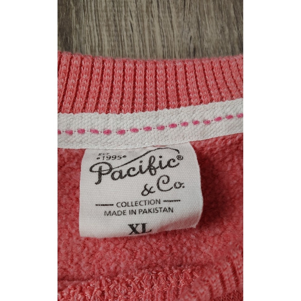 Pacific &‎ Co XL Pink Pigeon Forge Sweater Pullover Crewneck Long Sleeve Cozy - Picture 3 of 9